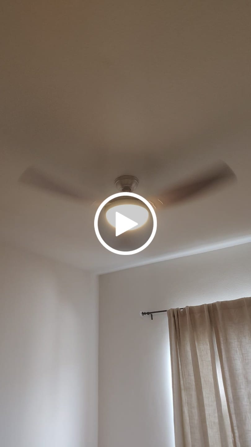 Customer video review of Ventilador de Techo Elevé Comfort M2 3 Aspas 52 Pulgadas