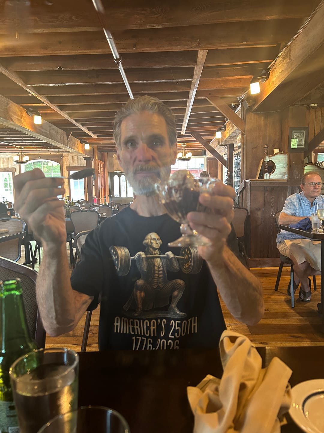 Customer photo review of WASHINGTON 250TH CLEAN T-SHIRT