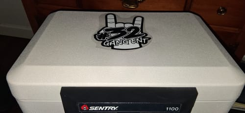 Customer photo review of 32 GANG DECAL