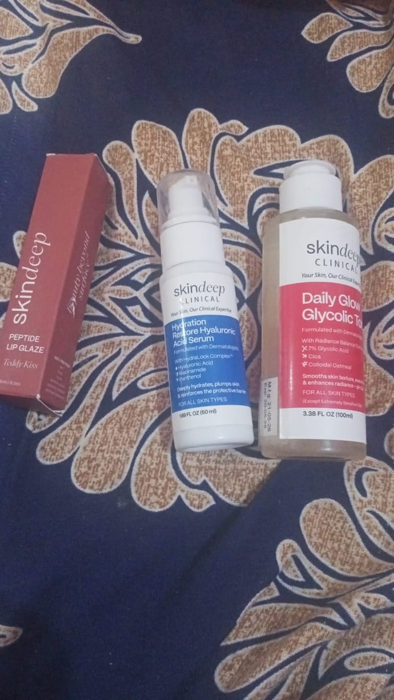 Customer photo review of Hydration Restore Hyaluronic Acid Serum