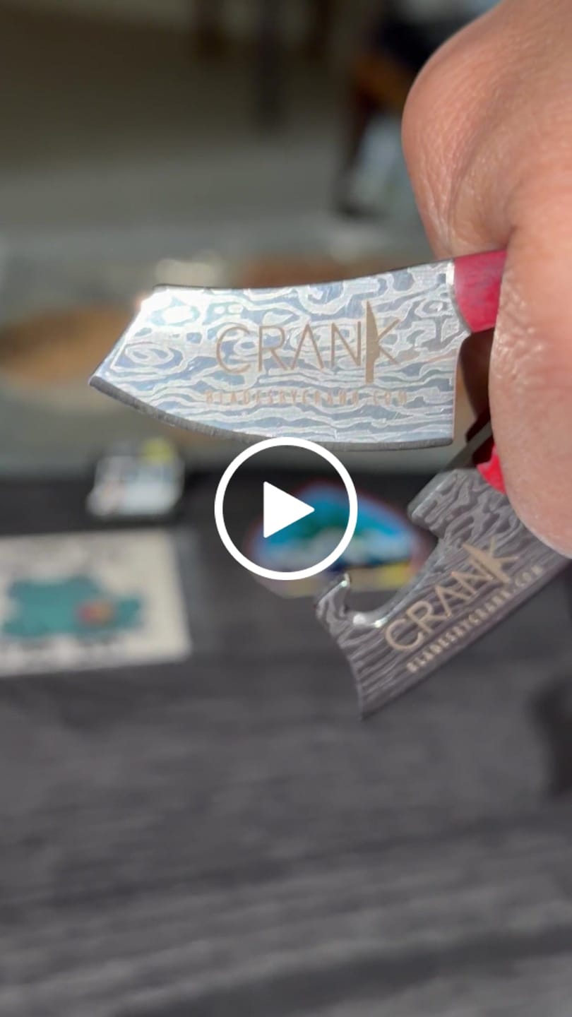 Customer video review of KIÑUTE 5-Pack Keychain Blades by CRANK