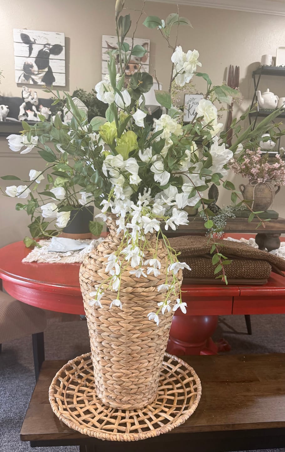Customer photo review of Lantern Bud Spray | White