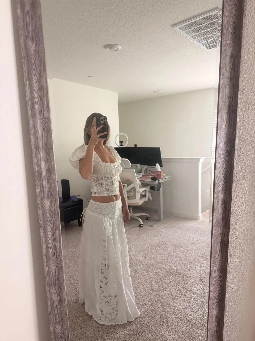 Customer photo review of Keila Bralette Maxi Skirt Set