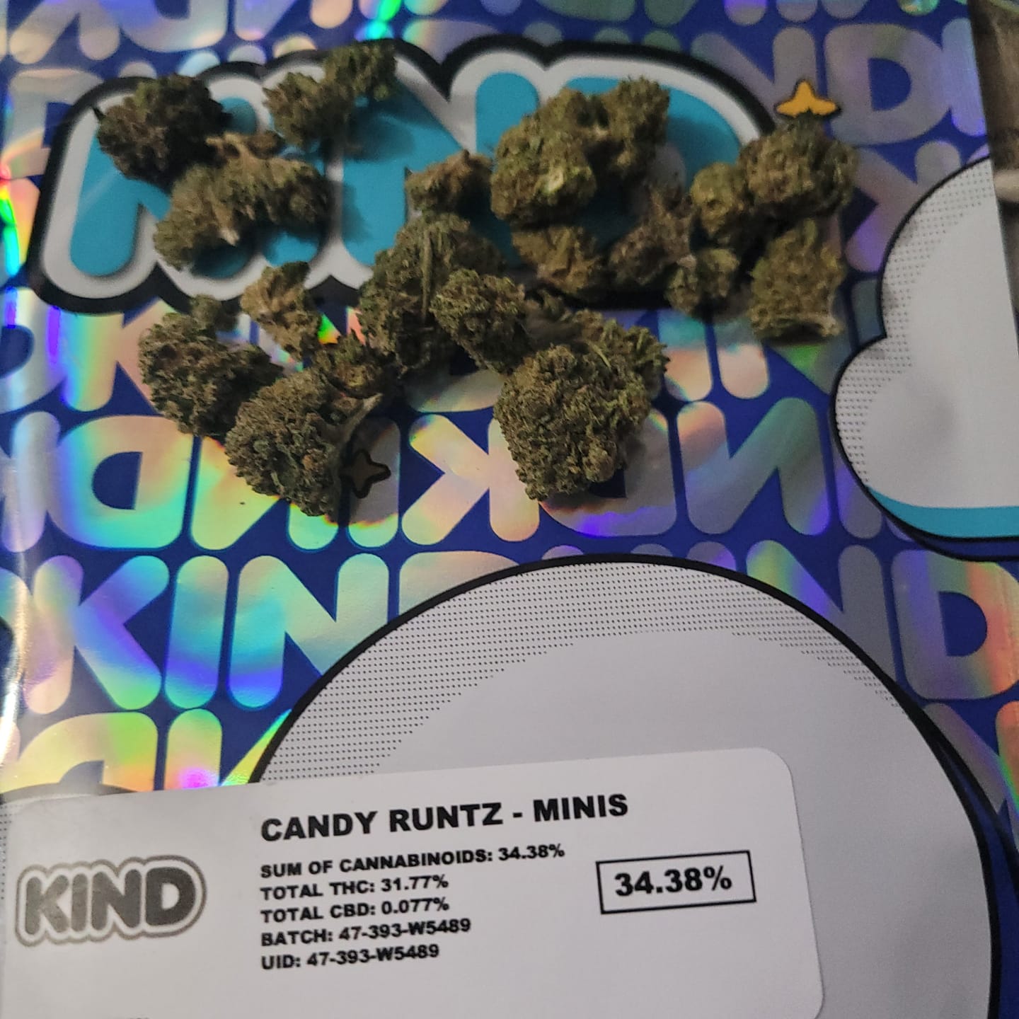 Customer photo review of Candy Runtz - Minis - 28 Grams - Hybrid
