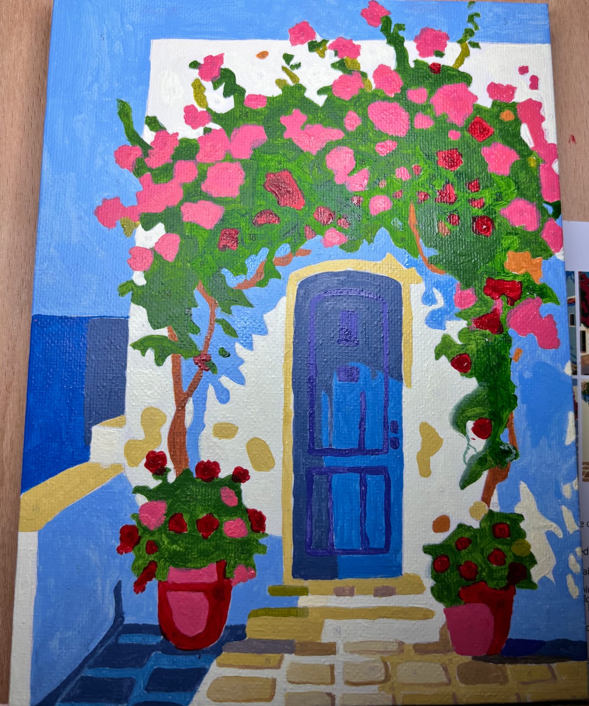 Customer photo review of 6 Mini Paintings - Mediterranen Set