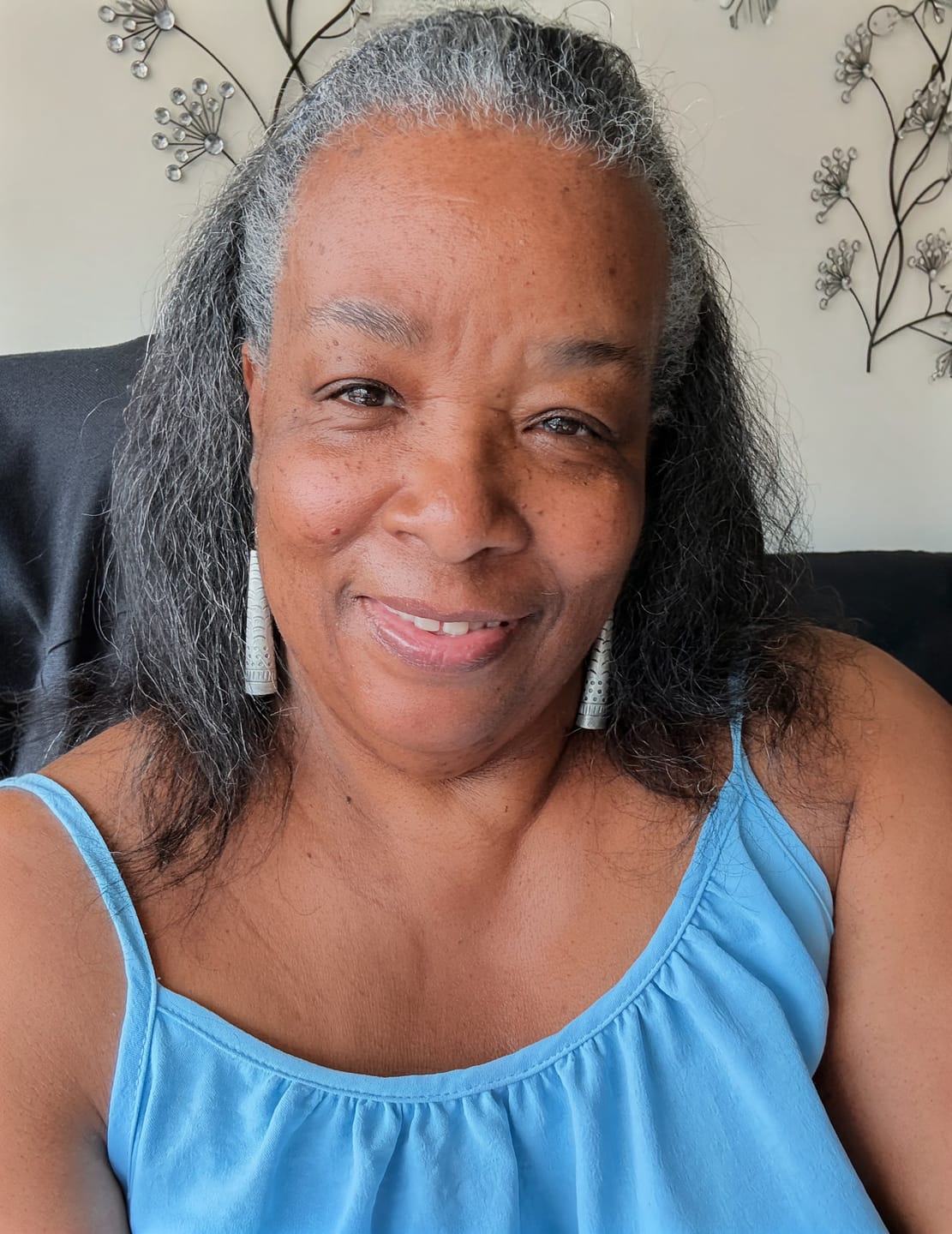 Customer photo review of Nzuri African Earrings