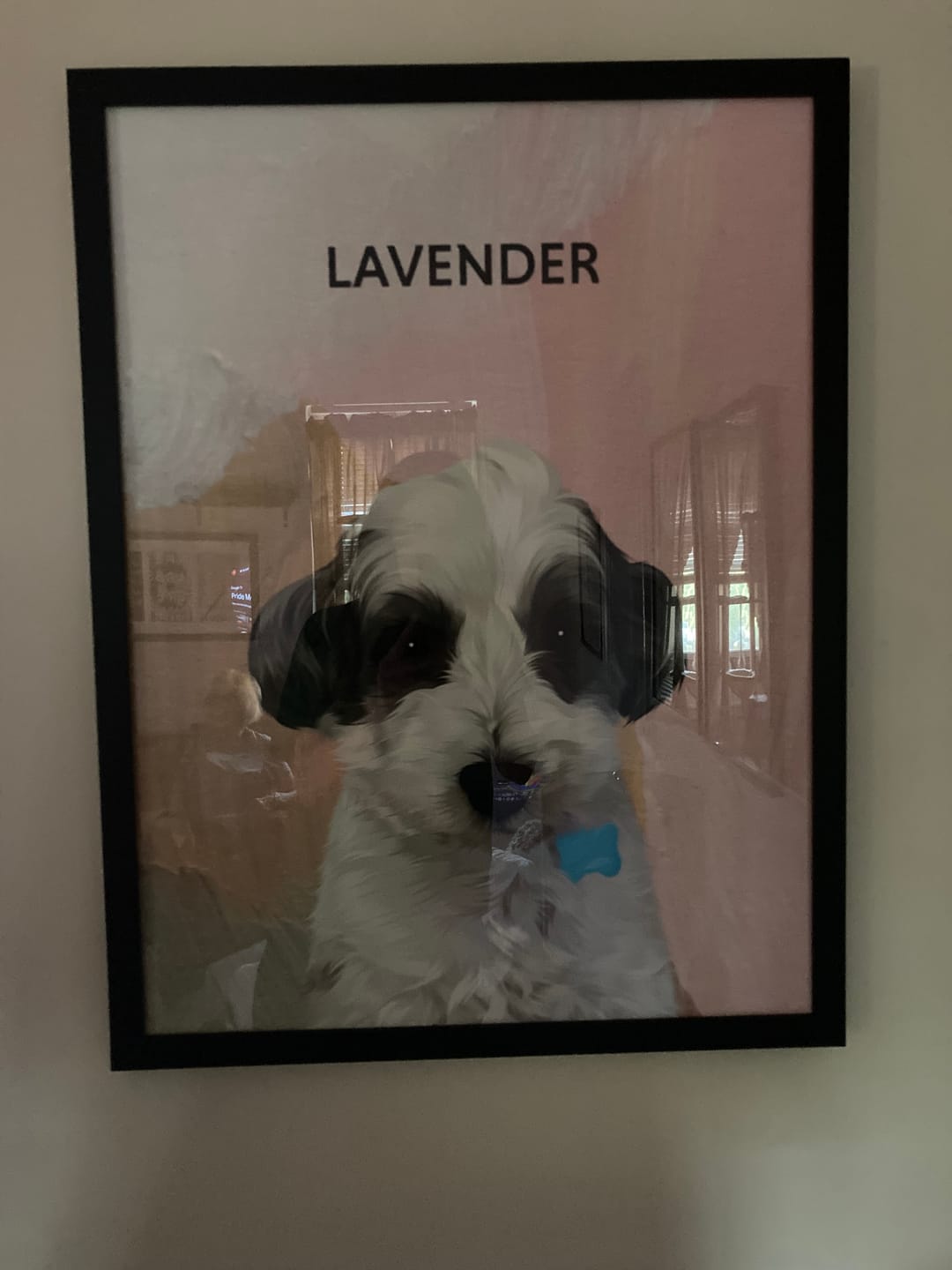 Customer photo review of Classic Framed Portrait - One Pet