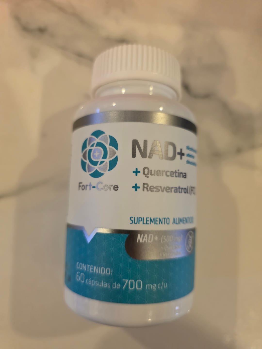 Customer photo review of NAD+ Quercetina y Resveratrol Fort Core