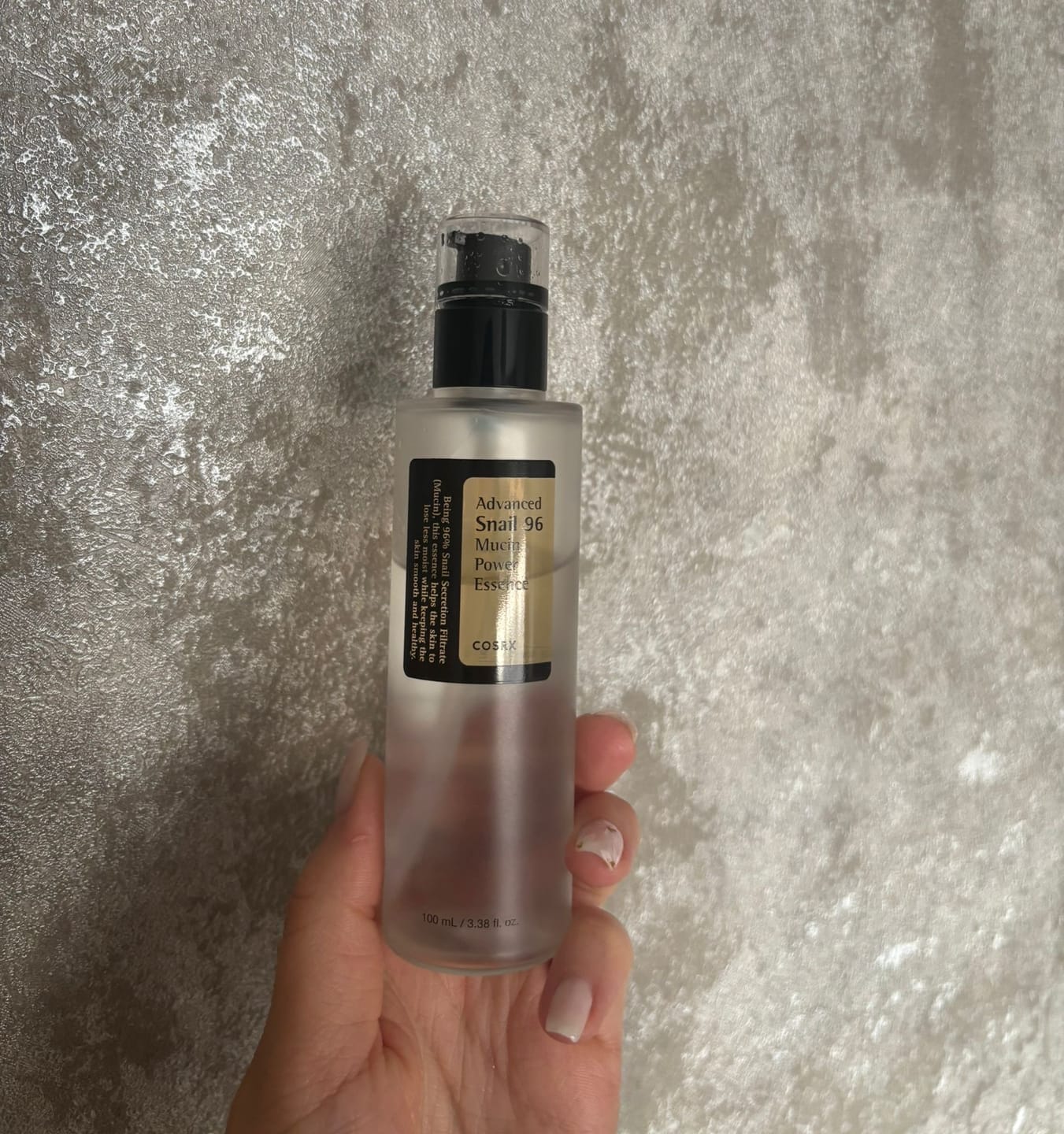 Customer photo review of Īpaši aktīva esence Cosrx Advanced Snail 96 Mucin Power Essence