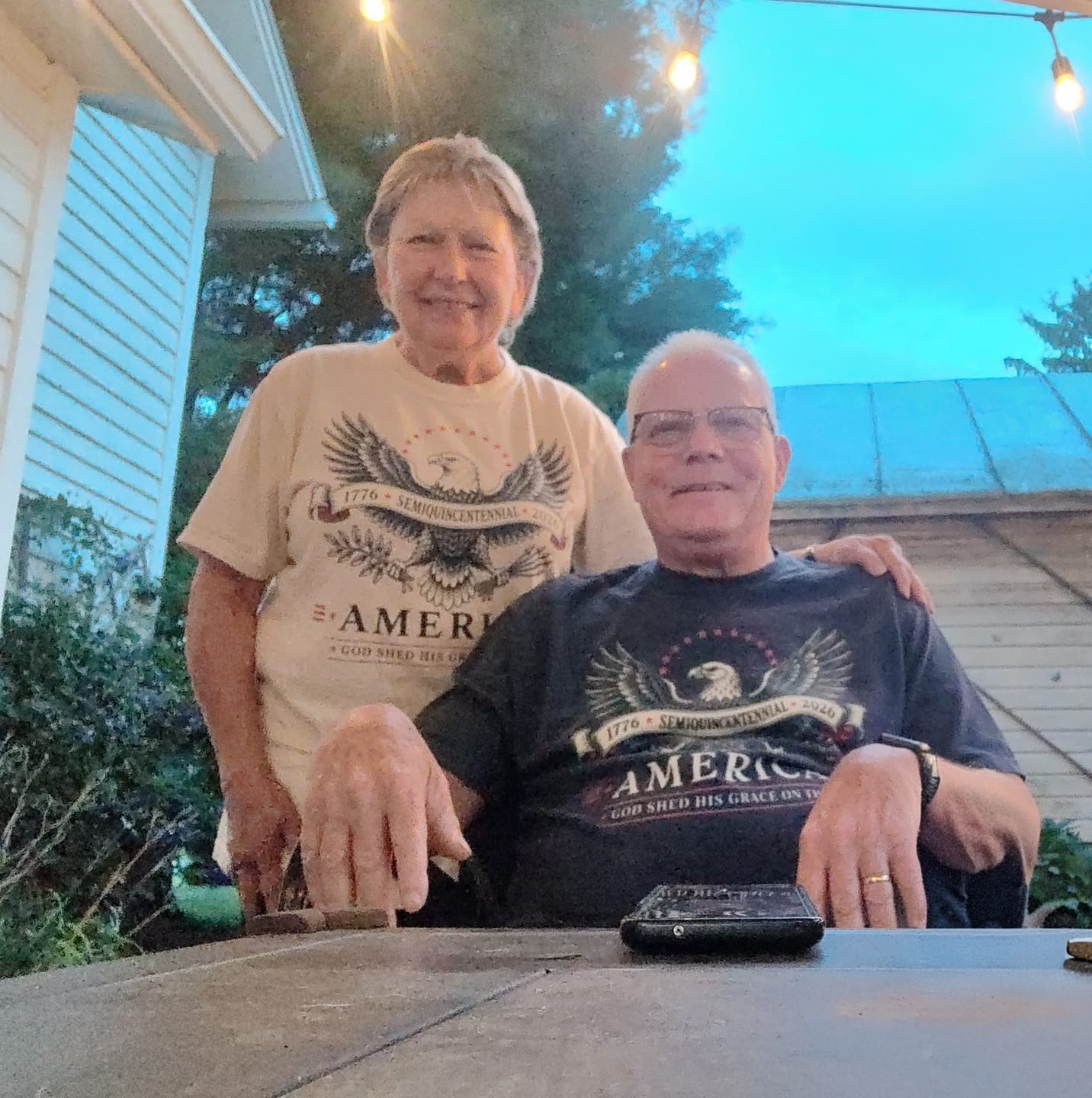 Customer photo review of Semiquincentennial Grace T-Shirt