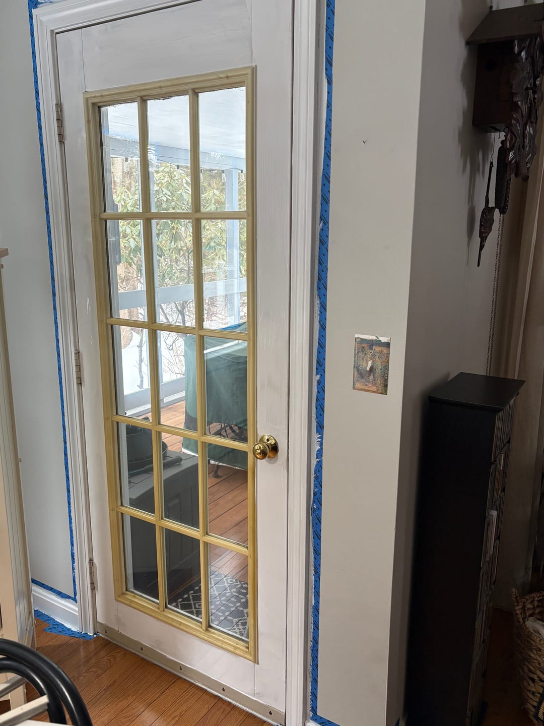 Customer photo review of ODL Clear Low-E Door Glass - 15 Light External Grille - 24" x 66" Frame Kit