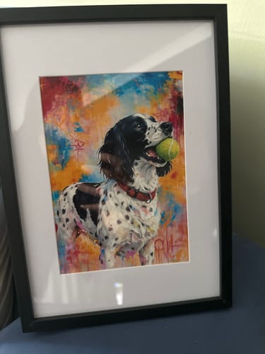 Customer photo review of Graffiti -  Personalised Poster