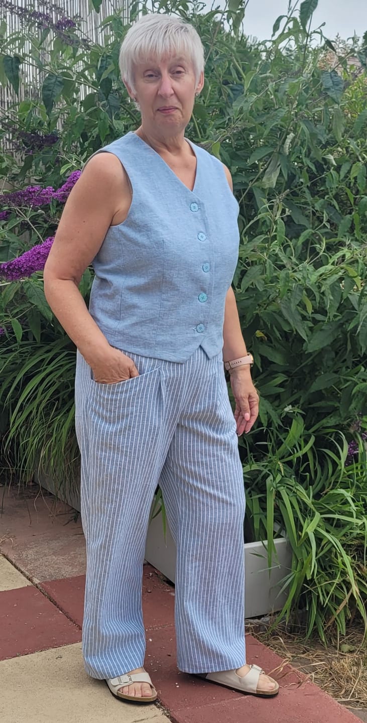 Customer photo review of Cotton Linen Fabric