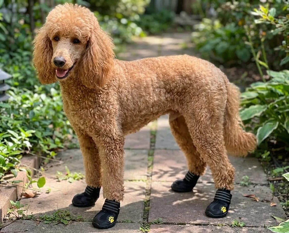 Customer photo review of Chaussures de protection pour chien