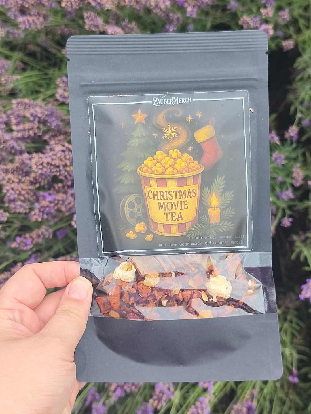 Customer photo review of Christmas Movie Tea – Früchtetee mit gebrannten Mandeln & Popcorn | Limitierter Winter Tee