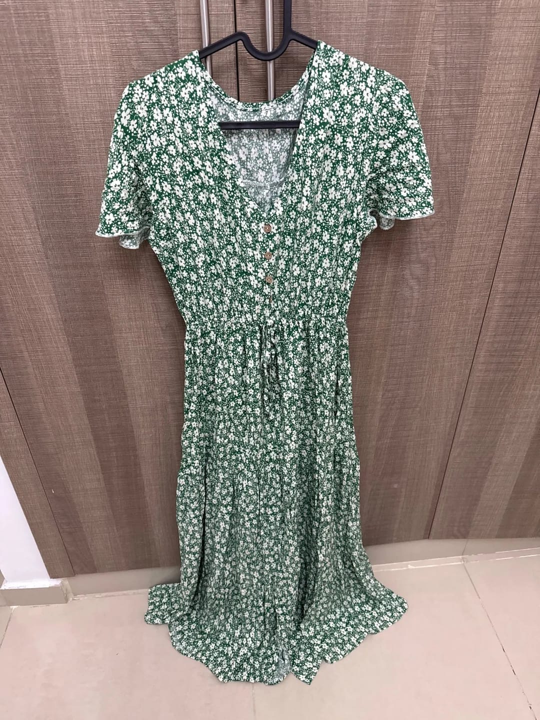 Customer photo review of Ella Vintage Floral Maxi Dress