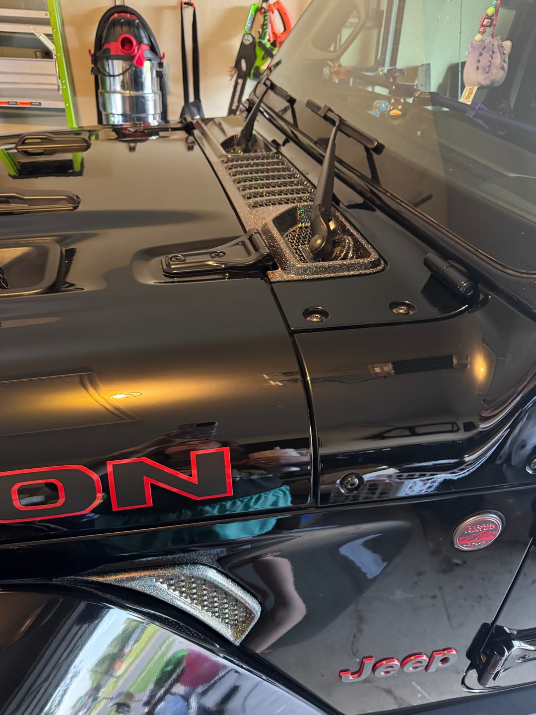 Customer photo review of Holographic OEM Cowl Wiper Panel for Jeep JL JT 2018+