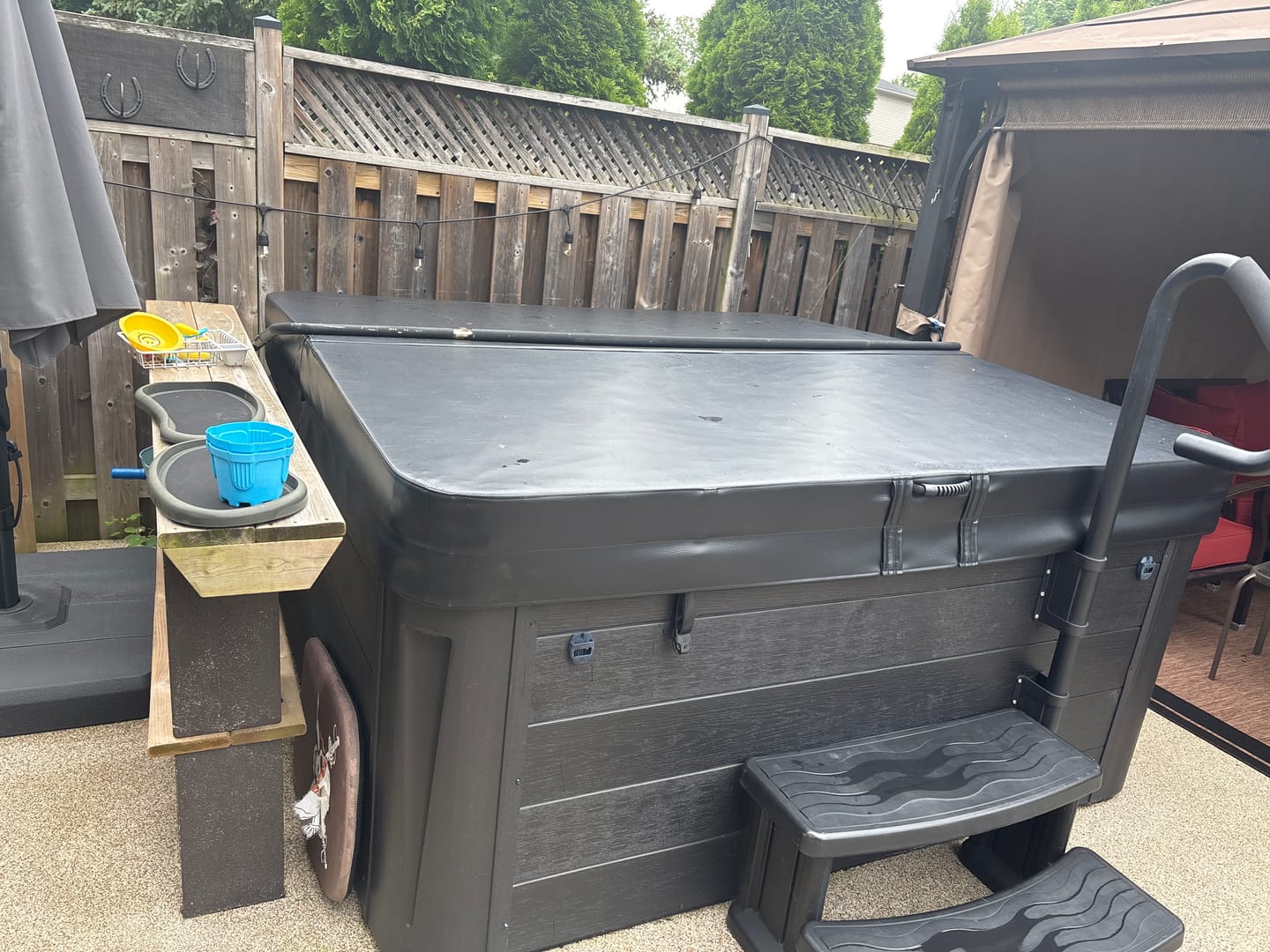 Customer photo review of Custom Spa Cover