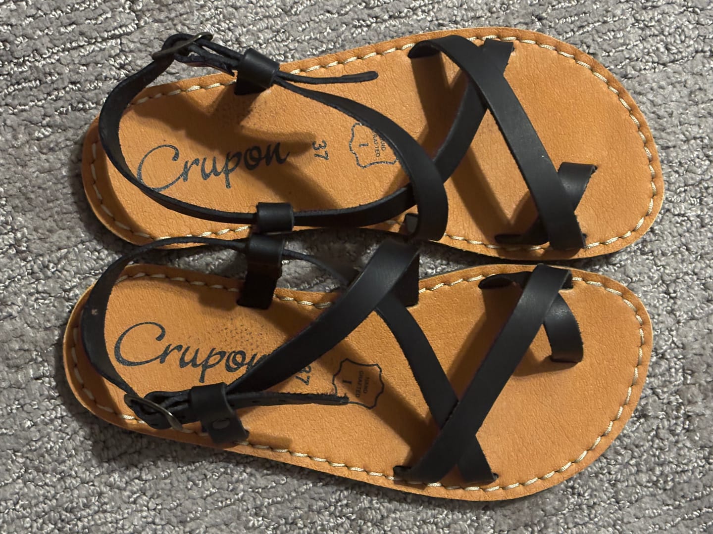 Customer photo review of Carmel Barefoot - Nero