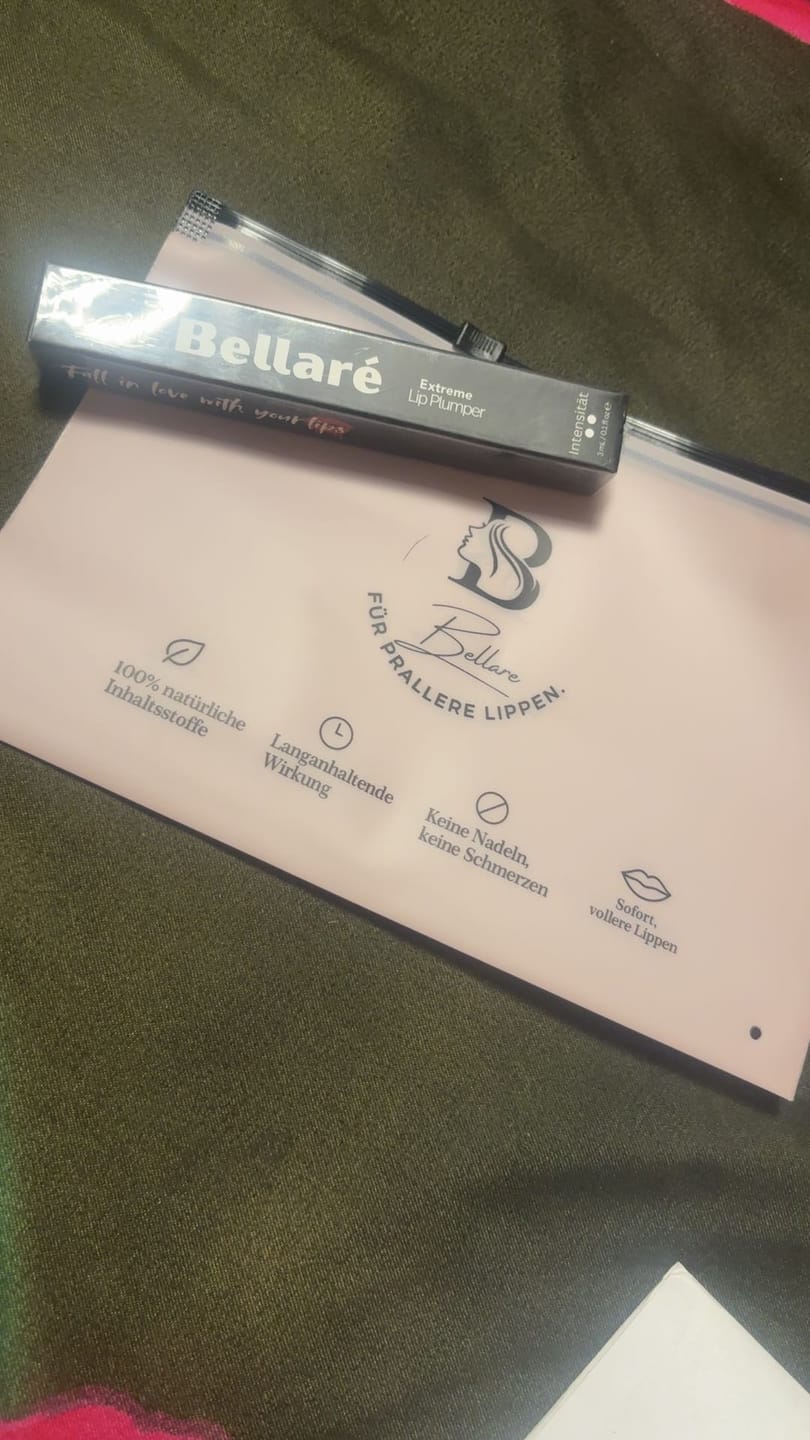 Customer photo review of Bellaré Lip Plumper