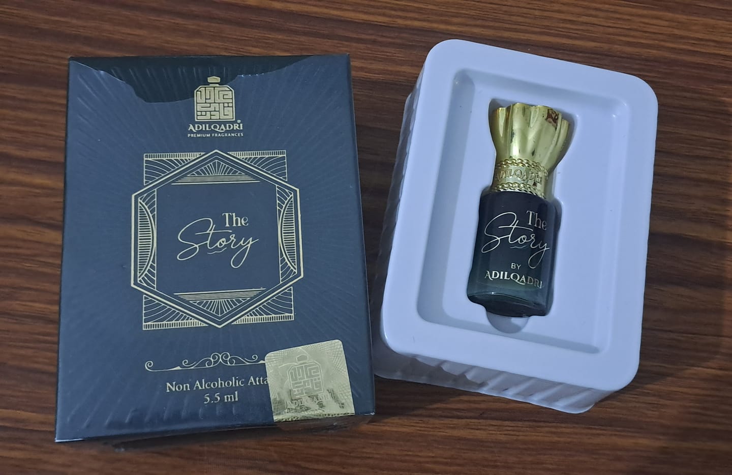 Customer photo review of The Story Luxury Attar Perfume