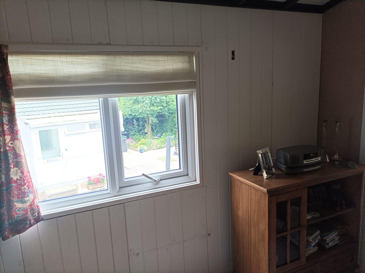 Customer photo review of Legacy V-Groove Tongue & Groove Paintable MDF Panel