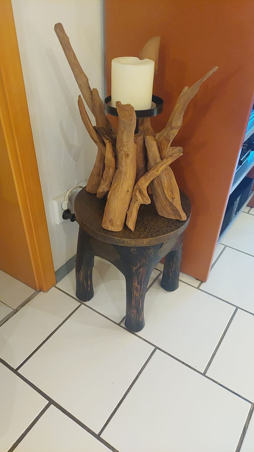 Customer photo review of Treibholz Kerzenständer VILLA