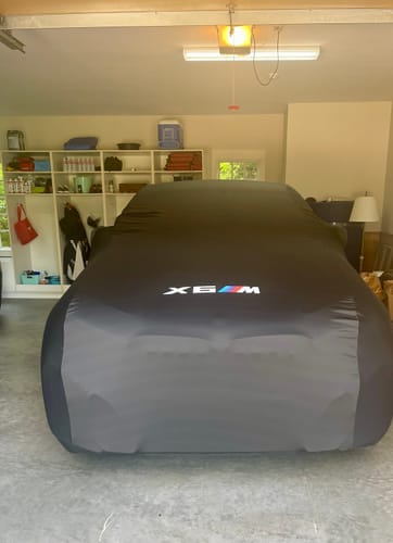 Customer photo review of CUSTOM INDOOR CAR COVER FOR BMW