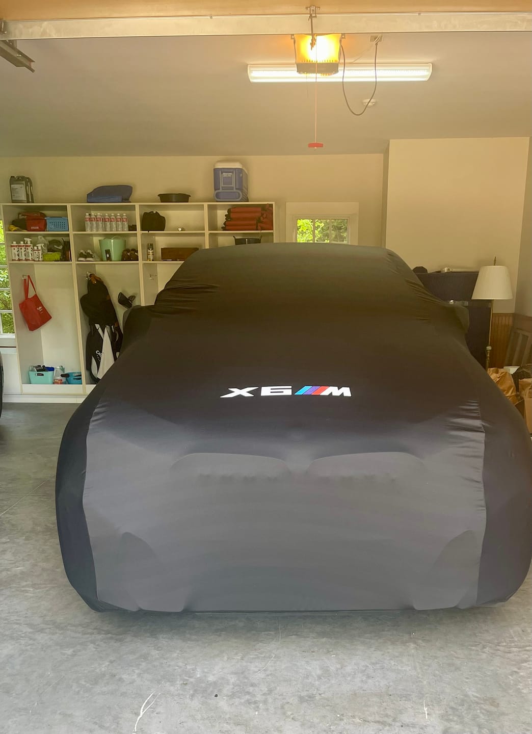 Customer photo review of CUSTOM INDOOR CAR COVER FOR BMW