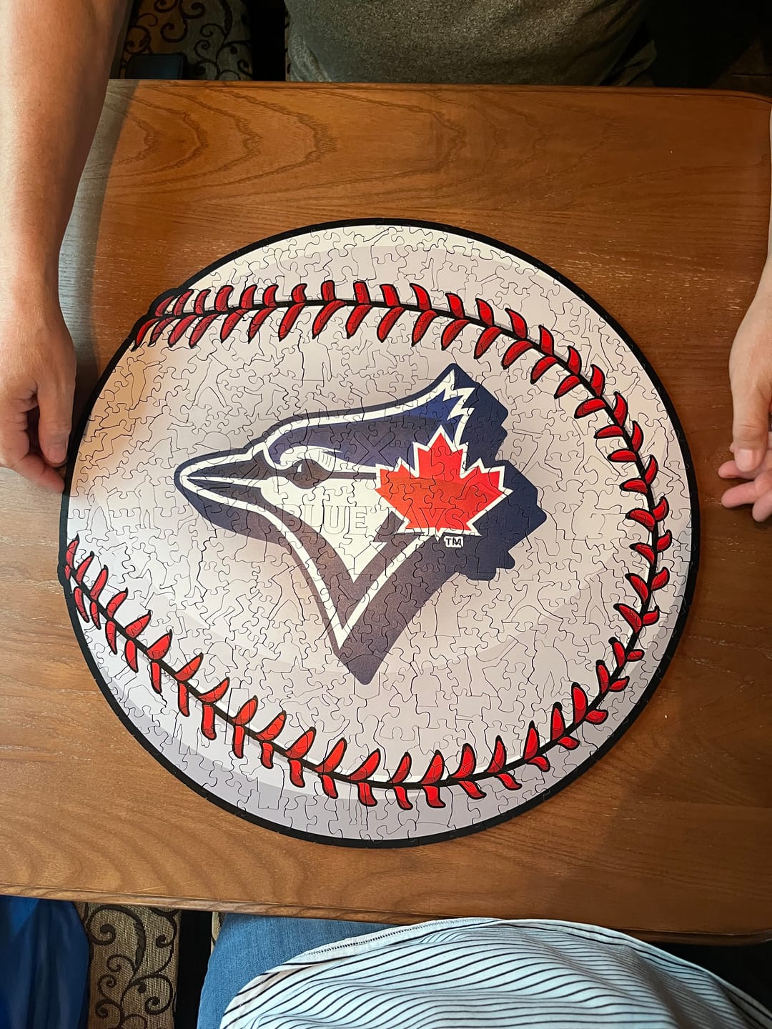 Customer photo review of Toronto Blue Jays™ - Wooden Puzzle