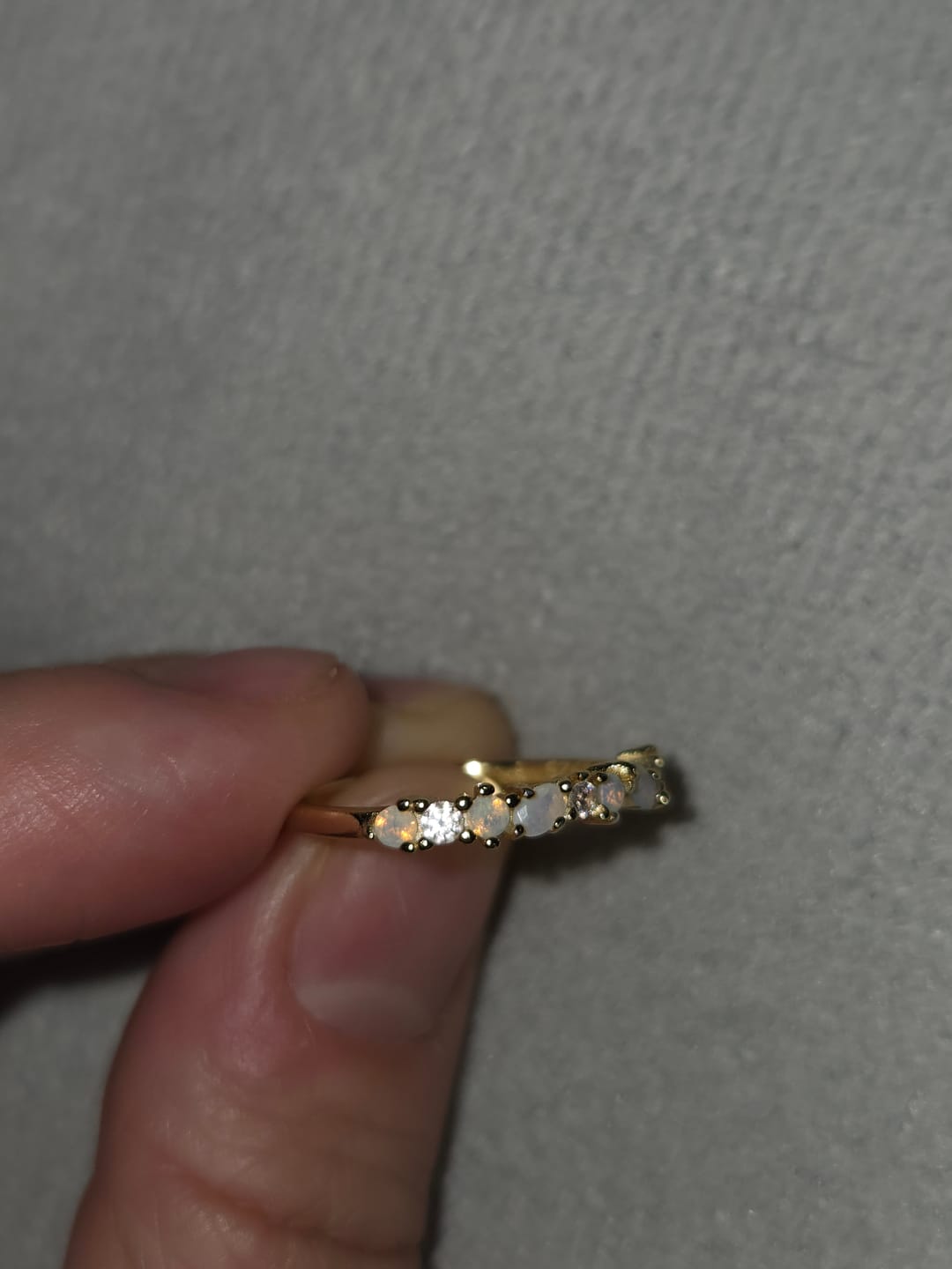 Customer photo review of Mondstein Ring - Auge