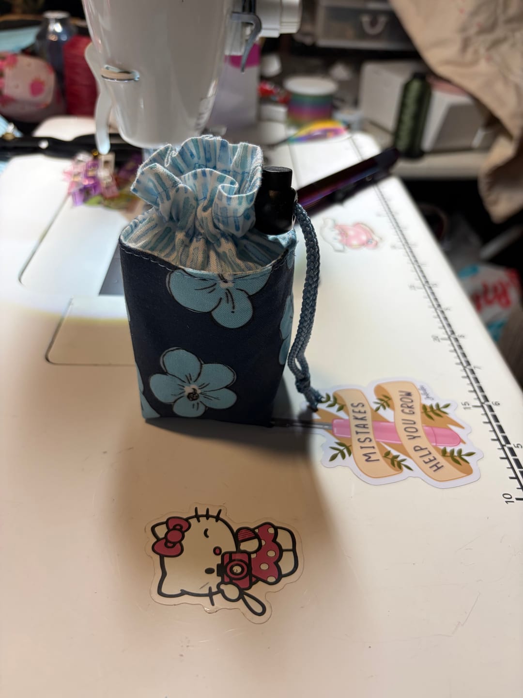 Customer photo review of Teacup Pouch Pattern