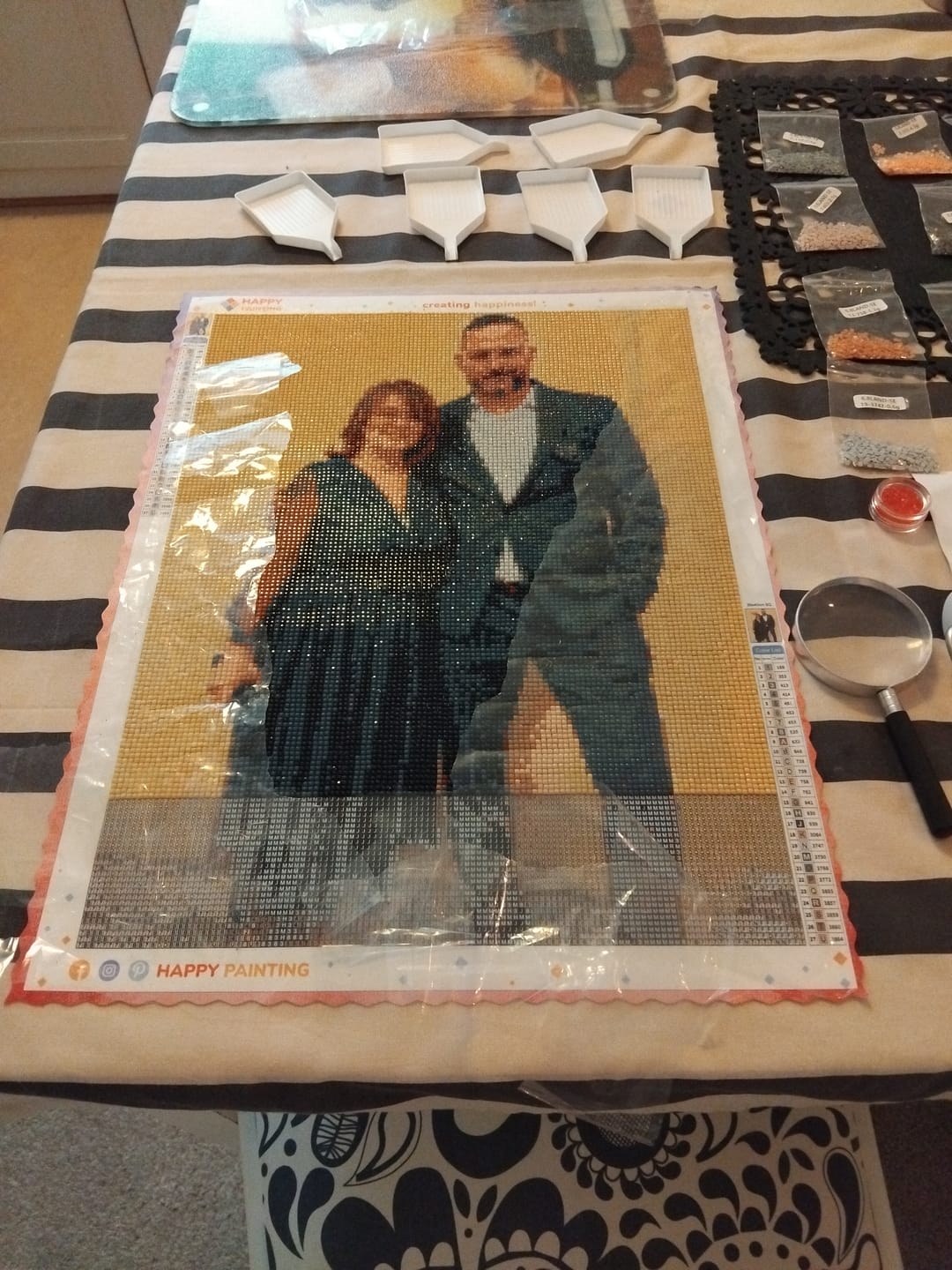 Customer photo review of Eget Foto Diamond Painting