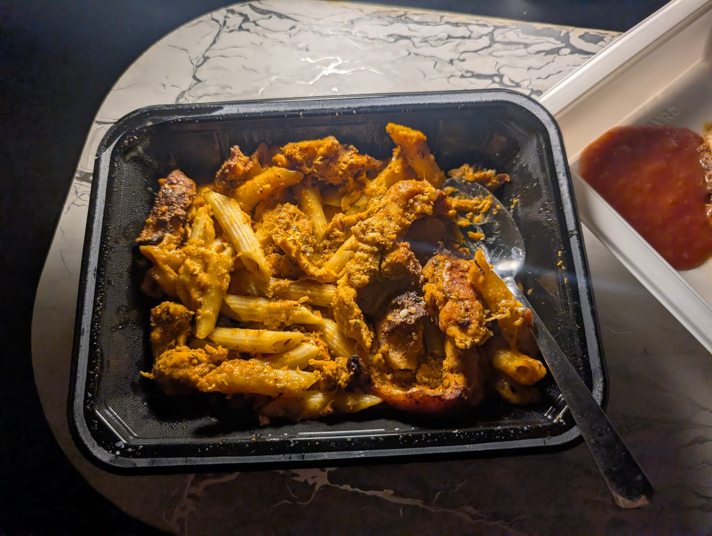 Customer photo review of Creamy Blackened Chicken Pasta