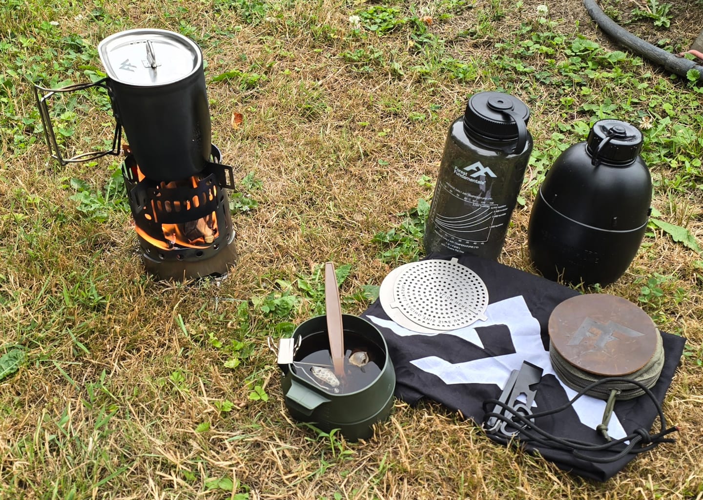 Customer photo review of One Person Griddle Plate  | For the Nesting Stoves