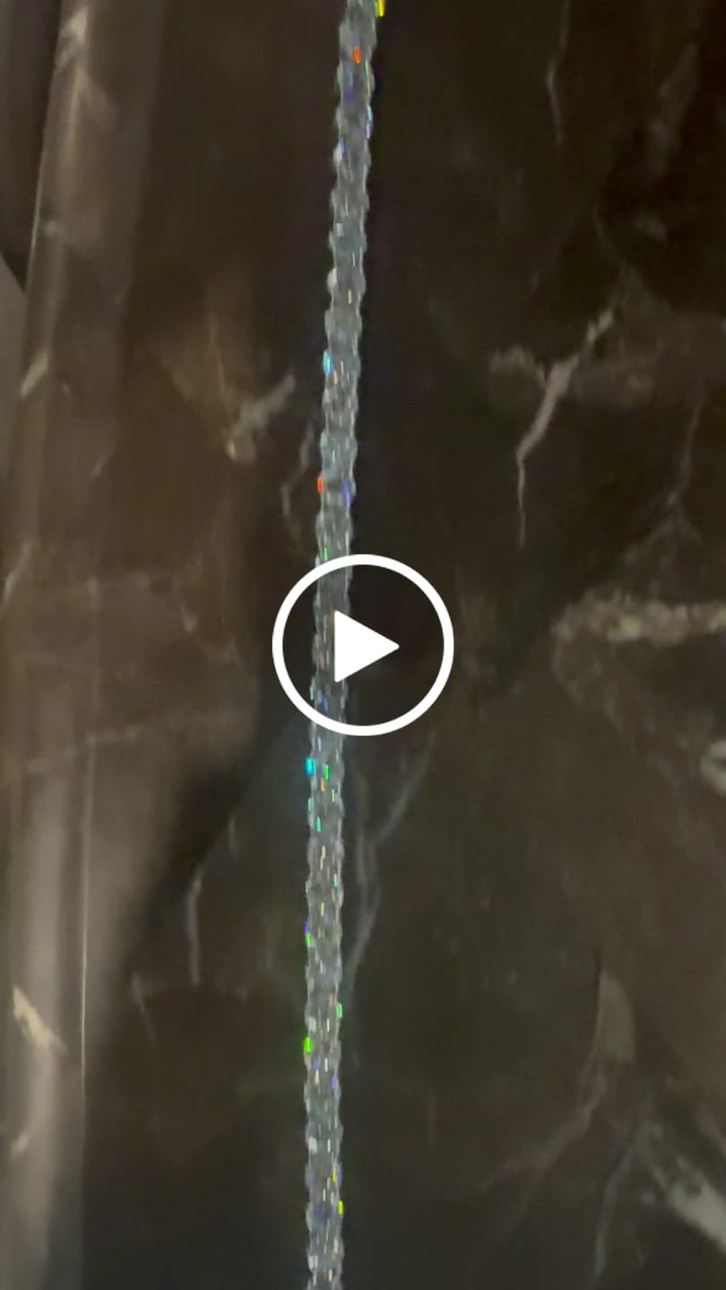 Customer video review of 6mm Moissanite Tennis Chain - Silver - D Colour - VVS1
