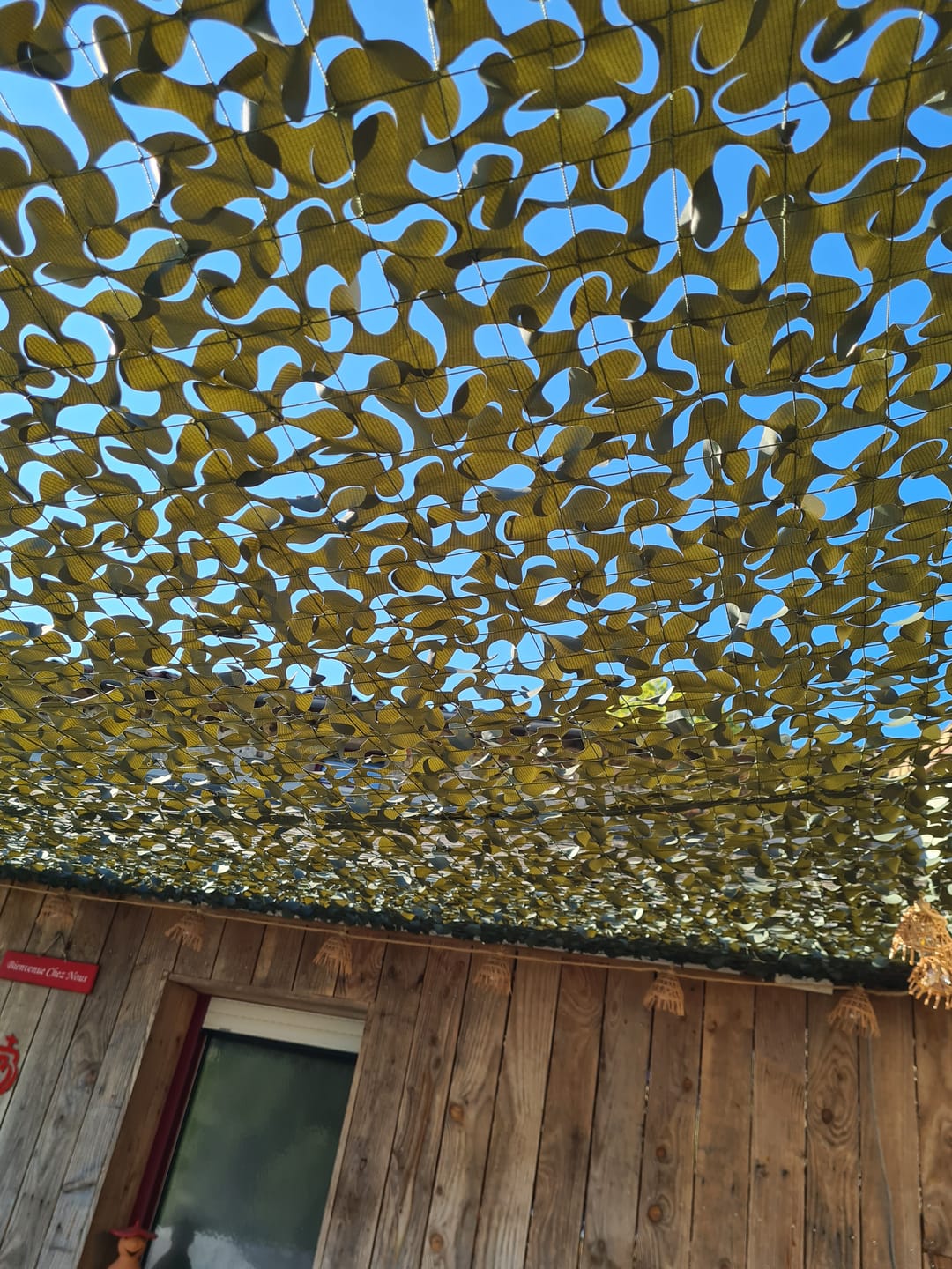 Customer photo review of Filet de camouflage renforcé vert