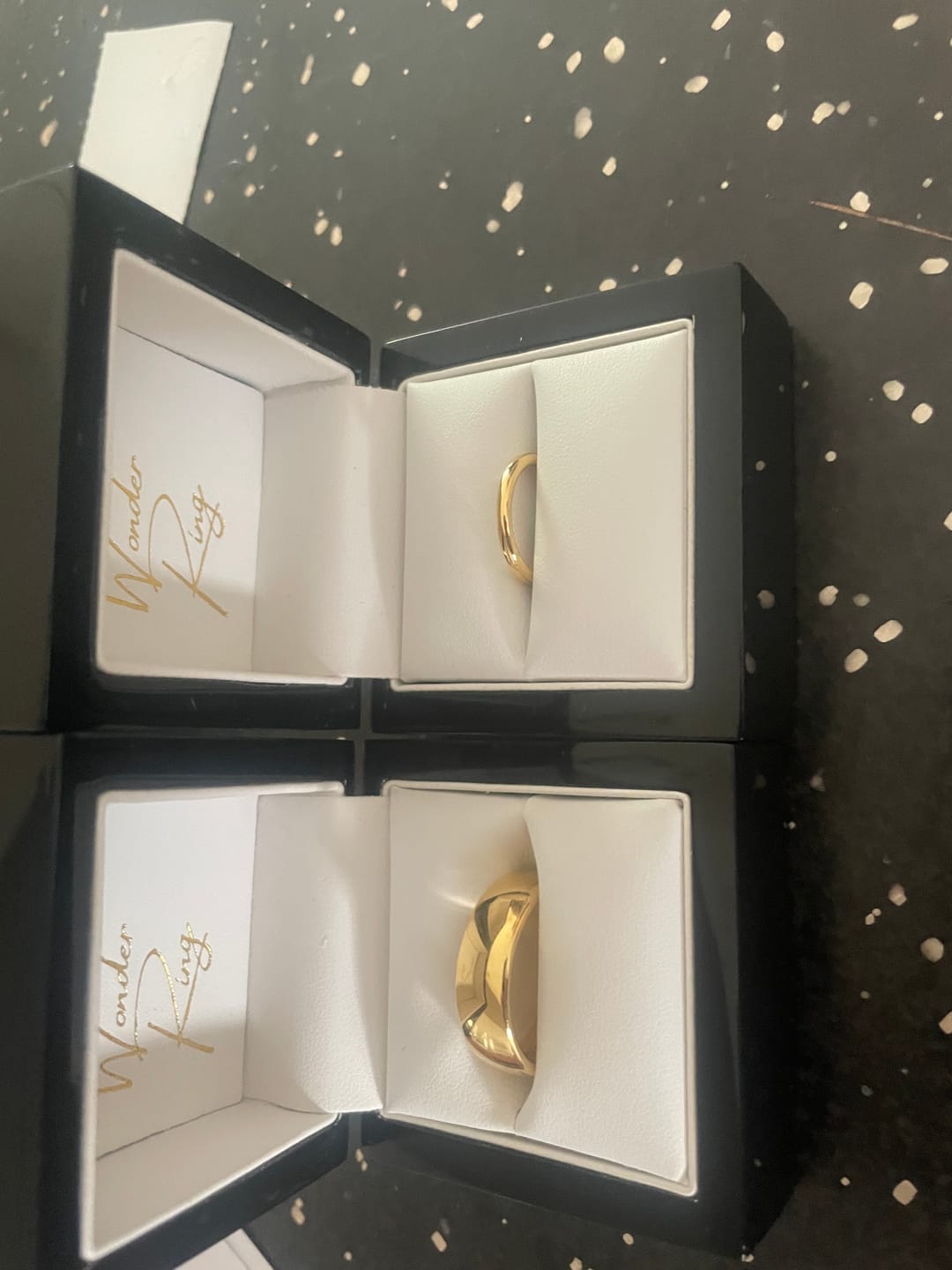 Customer photo review of Gold Wonder Ring Set