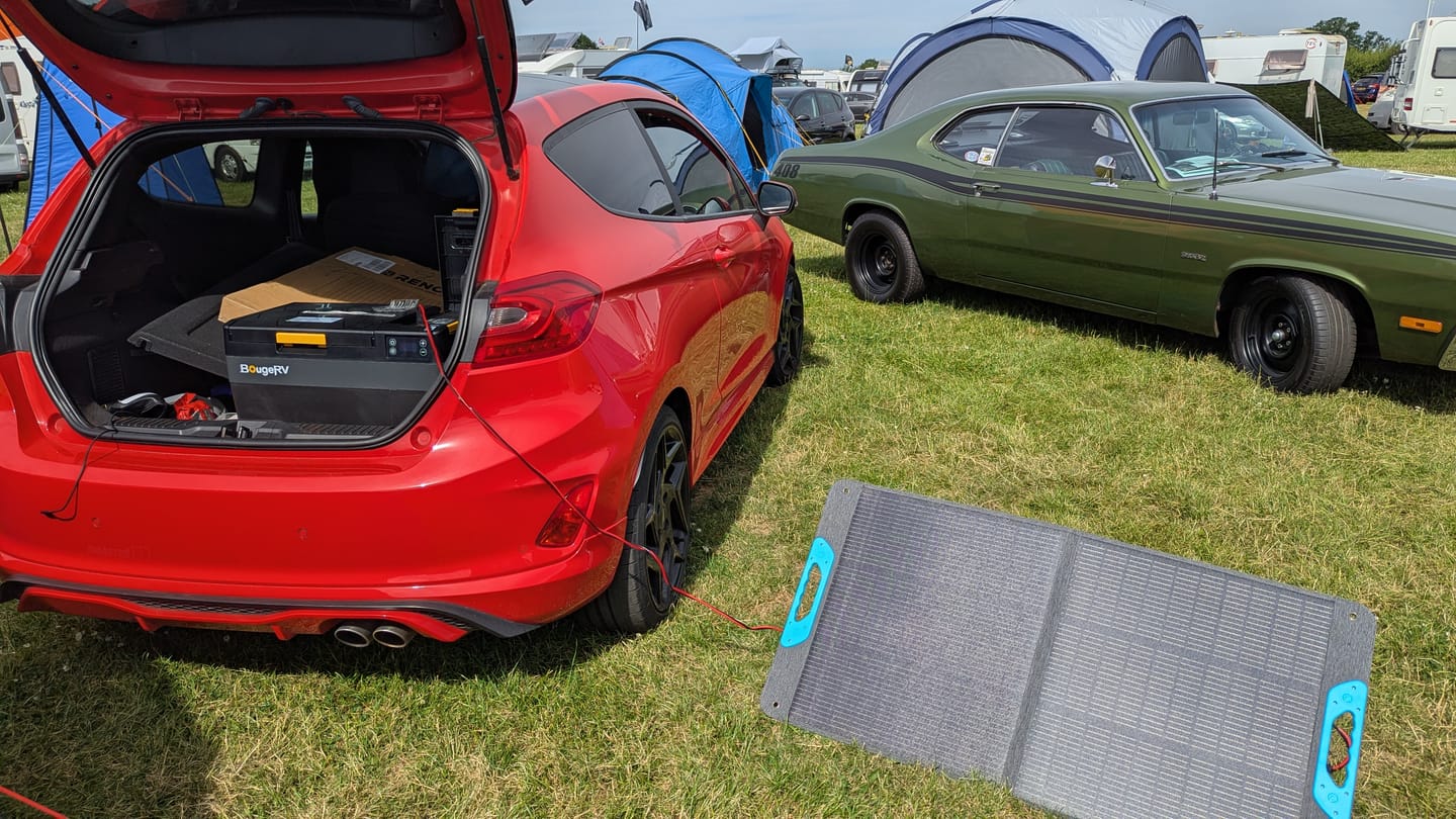 Customer photo review of BougeRV New CRX3 28L 12V Portable Electric Cooler Fridge