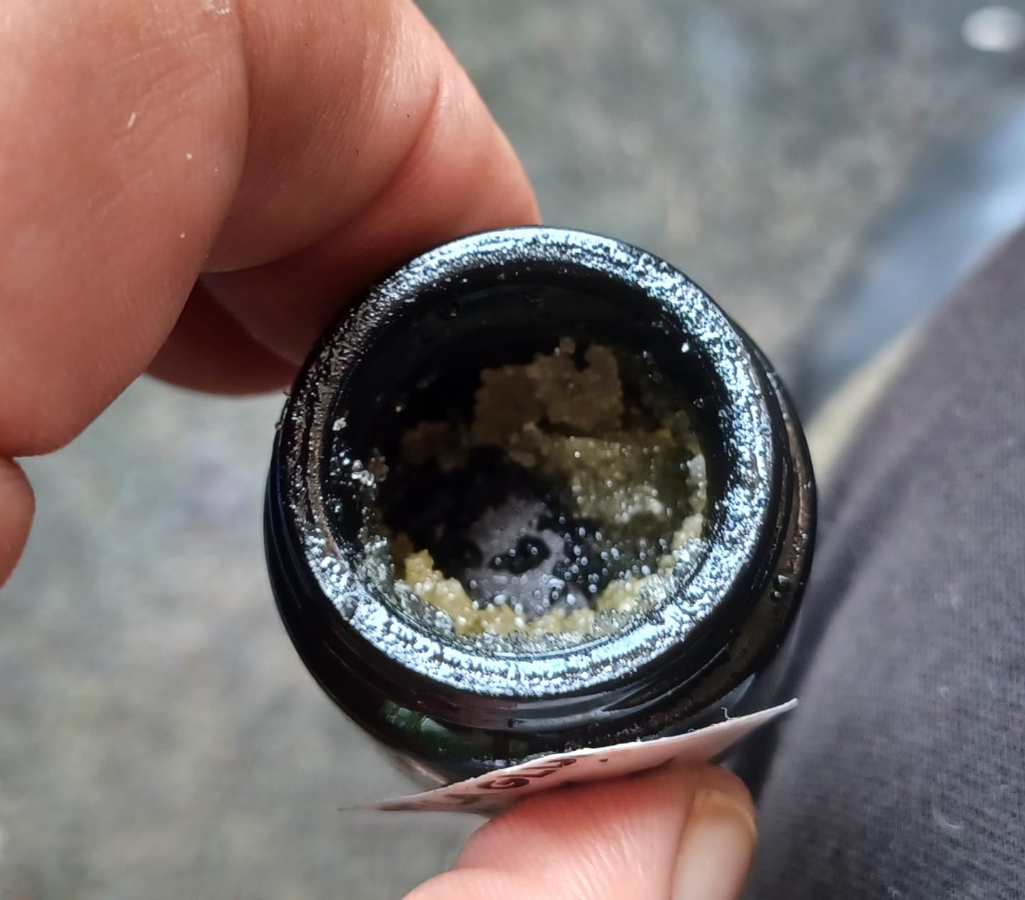 Customer photo review of Legendary Honey Crystal Gorilla Glue 3.5G (BOGO)