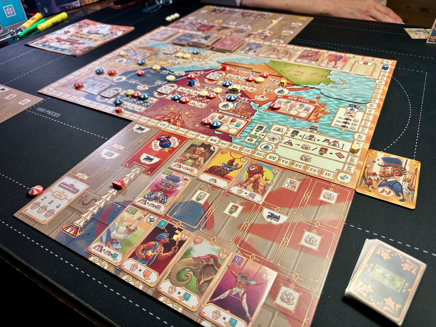 Customer photo review of 3 Ring Circus Card Sleeve Kit