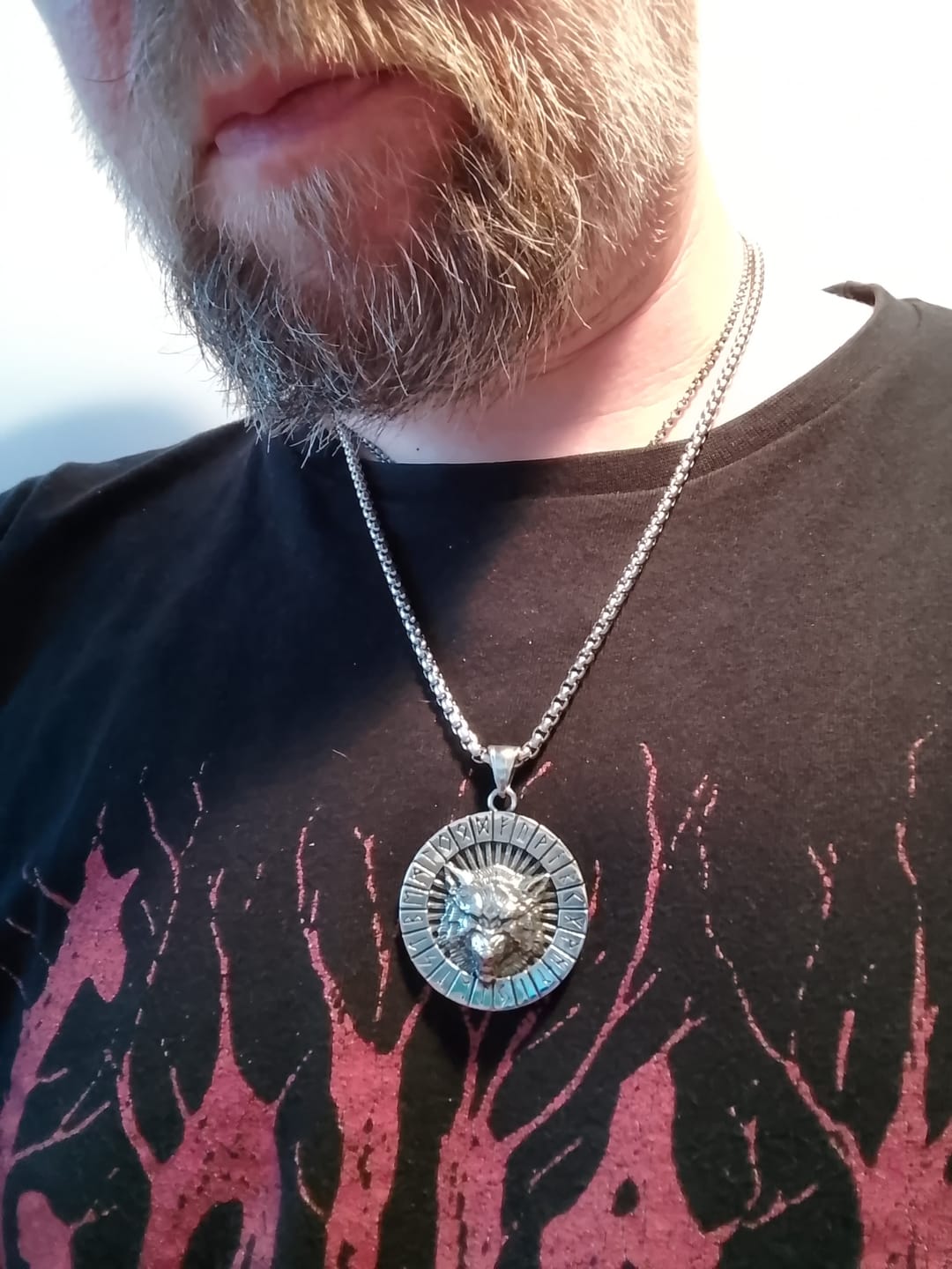 Customer photo review of Fenrir Necklace