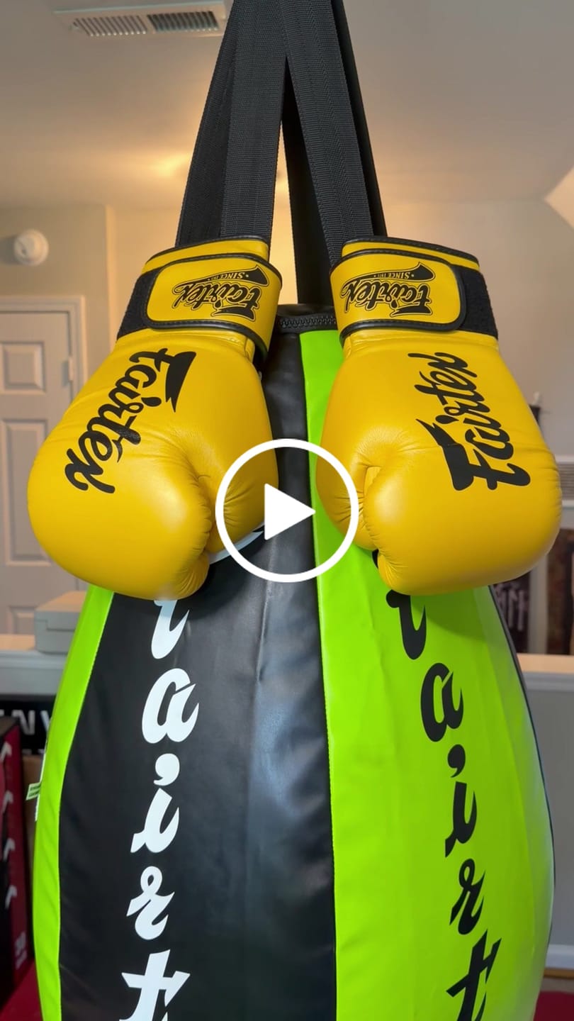 Customer video review of Fairtex BGV18 Gold Muay Thai Boxing Glove