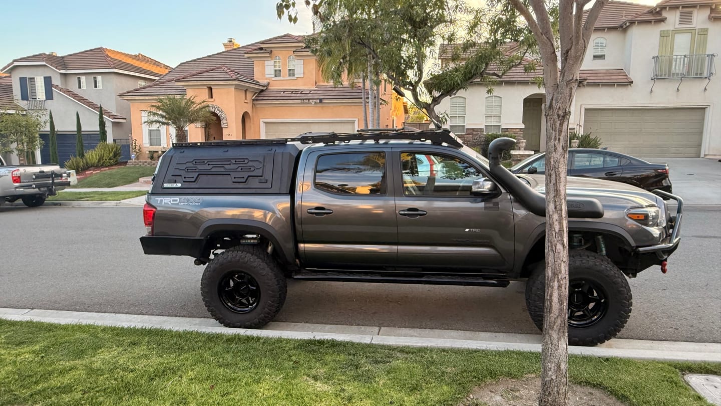 Customer photo review of OPENROAD Truck Cap Storage Box