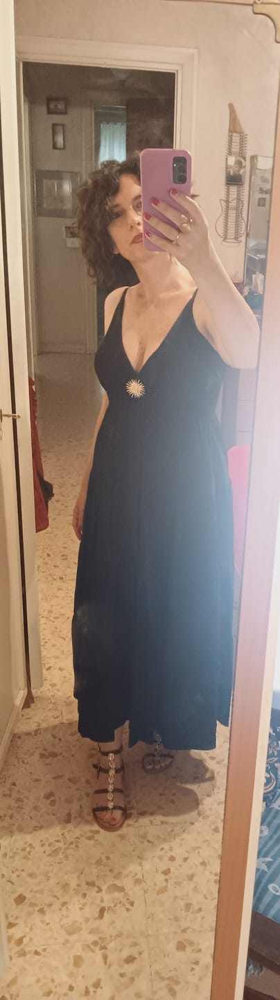 Customer photo review of Abito Sole con spilla