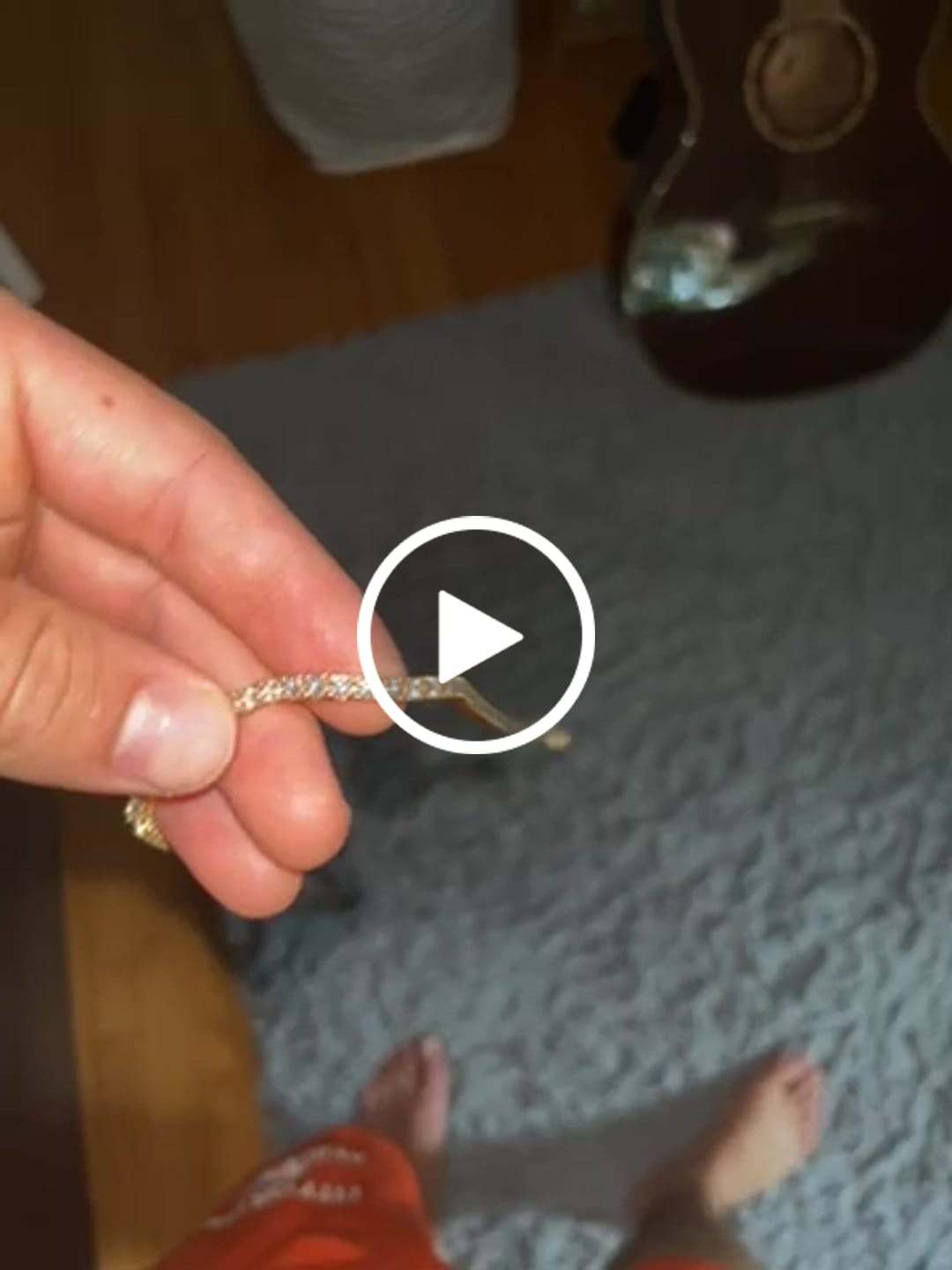 Customer video review of S925 Silver Moissanite Tennis Chain 14K Gold (ALL SIZES)