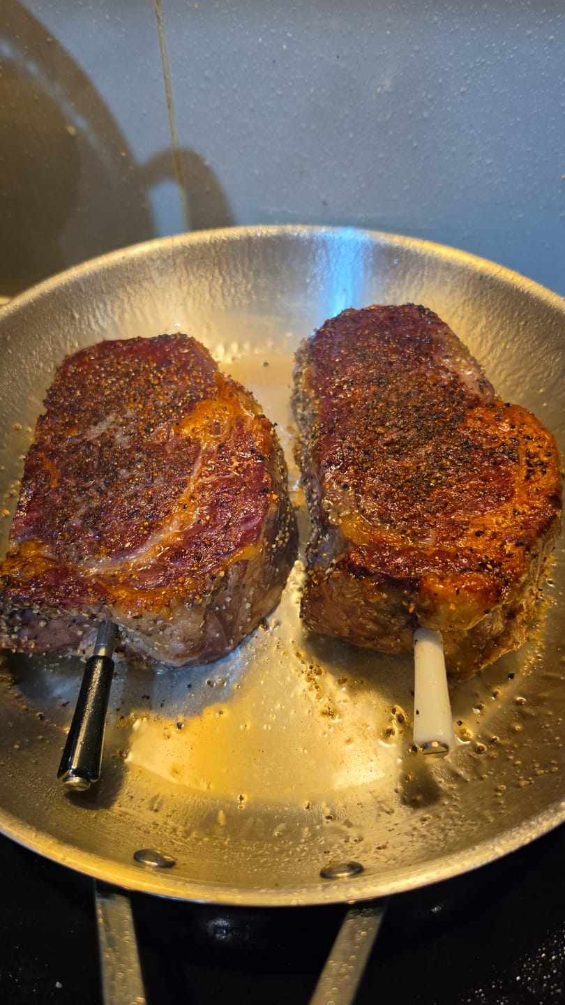 Customer photo review of 1kg Texas Rib Fillet (2 x Thick Cut 500g)