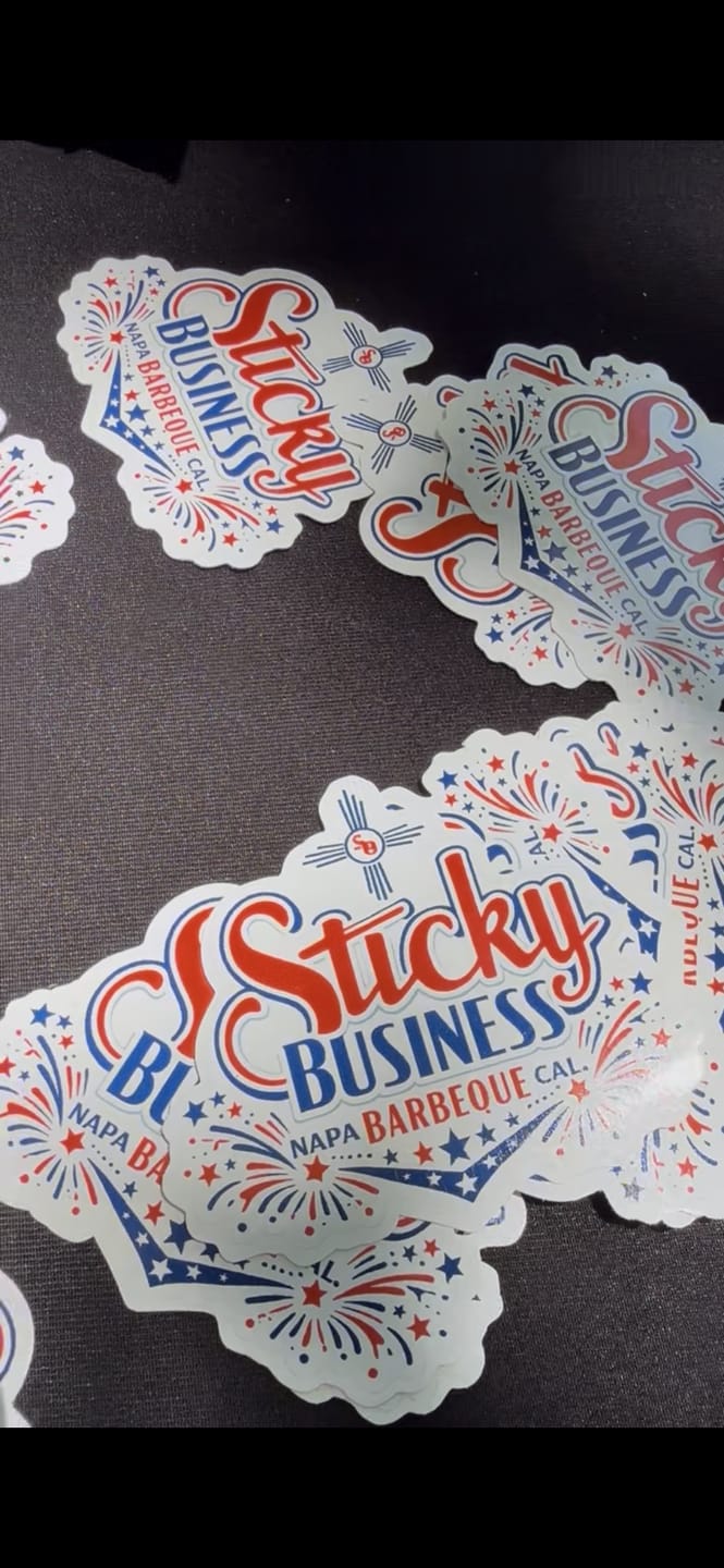 Customer photo review of Print Custom Stickers