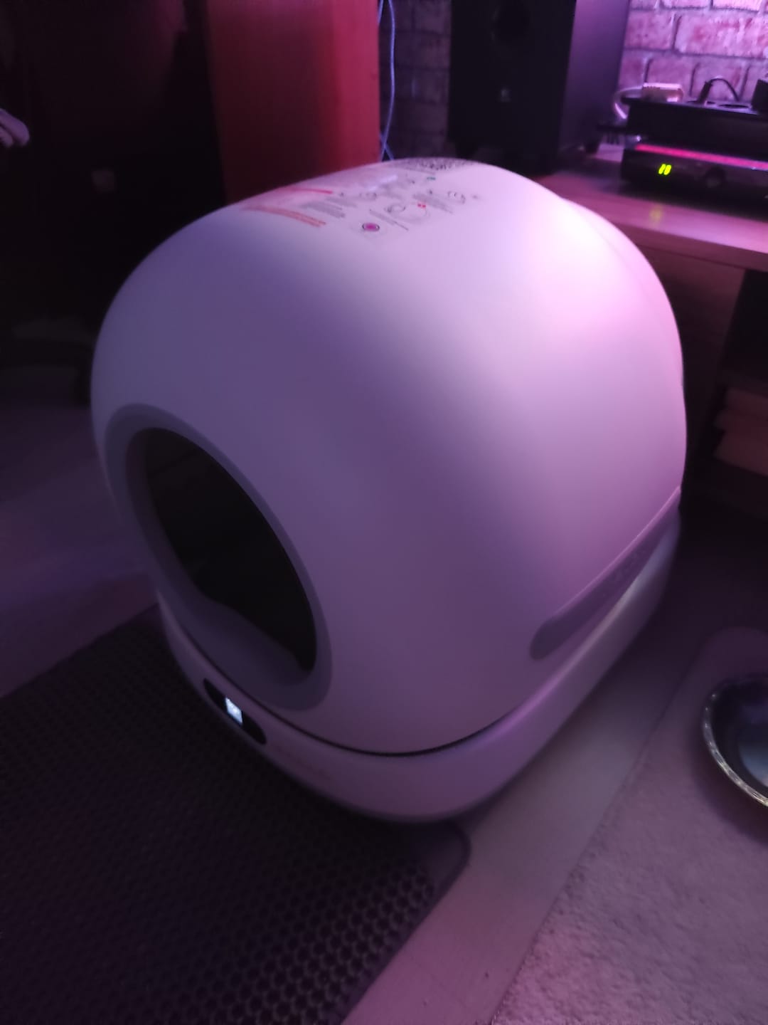 Customer photo review of Otomatik Kedi Tuvaleti | 72L, 7L Atık Hazneli, UV, Wifi, Mobil Kontrol, Akıllı Kedi Tuvaleti (X8624)