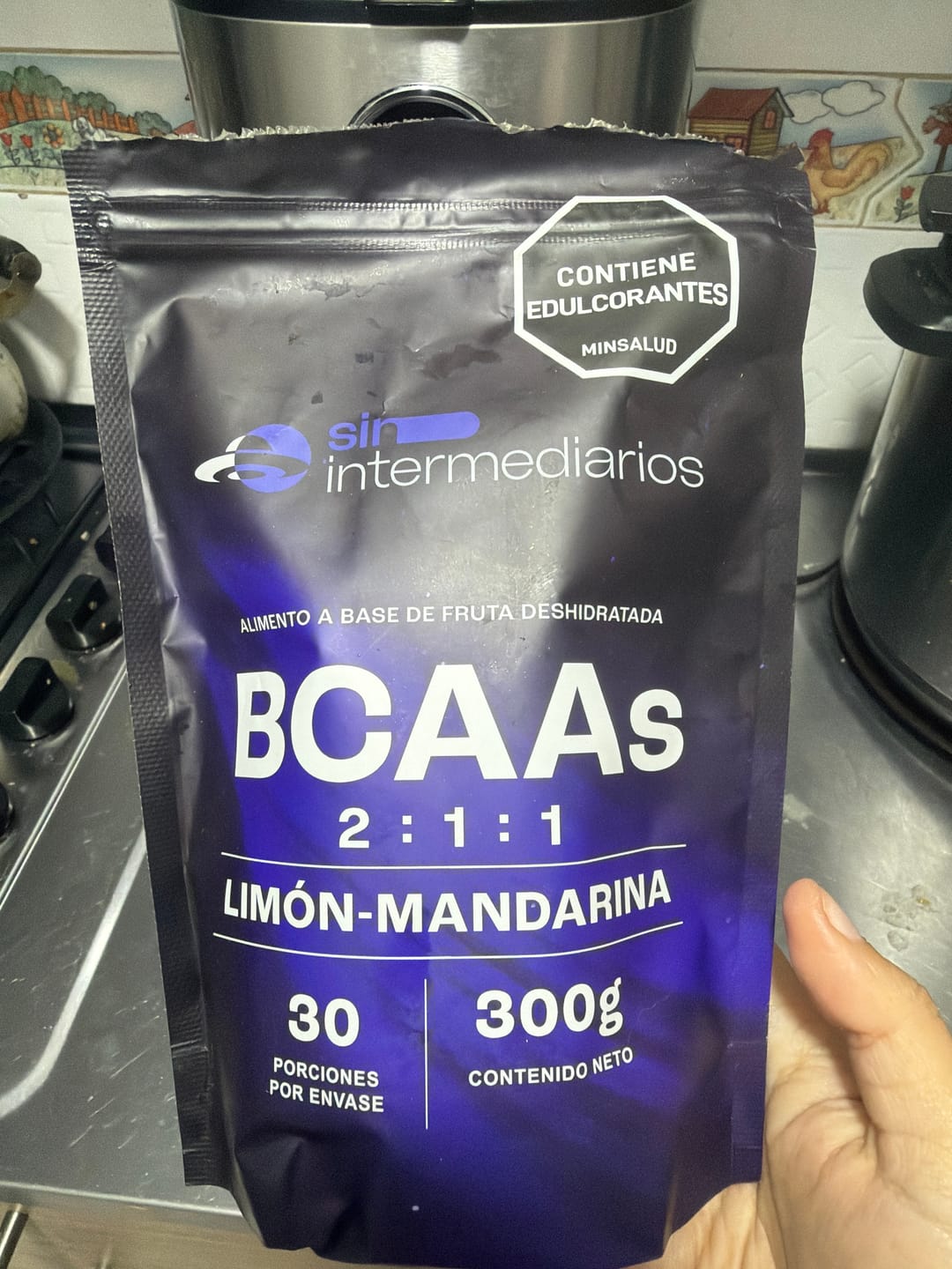 Customer photo review of BCAAs sabor Limón - Mandarina (2:1:1)